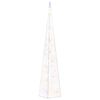 vidaXL Stożek dekoracyjny, akrylowy, kolorowy, LED, 90 cm