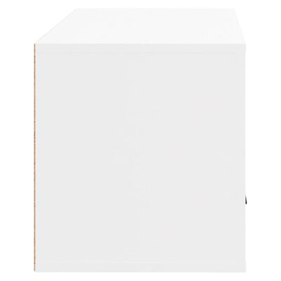 vidaXL Ścienna szafka na buty, biały, 70x35x38 cm