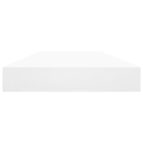 vidaXL Półki na książki, 4 szt., białe, 80x10x1,5 cm, płyta wiórowa