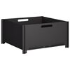 vidaXL Kominek Czarny 60 x 60 x 30 cm Stal