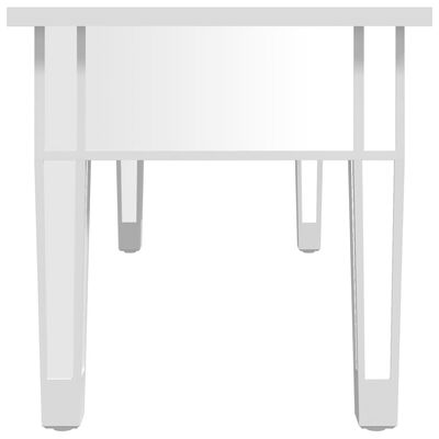 vidaXL Lustrzany stolik kawowy, 106x45x45 cm, płyta i szkło