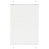 vidaXL Roleta plisowana biała 90x100 cm Szerokość tkaniny 89,4 cm