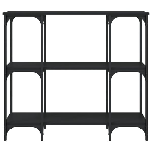 vidaXL Stolik konsolowy, czarny, 102x35x90 cm