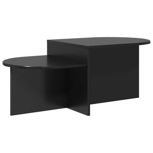 vidaXL Stolik kawowy Czarny 100 x 50 x 40 cm Drewno inżynieryjne