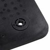 vidaXL Mata samochodowa 4 pcs Czarny Guma