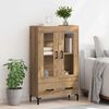 vidaXL Highboard z szufladą Dąb rzemieślniczy 69,5 x 31 x 115 cm