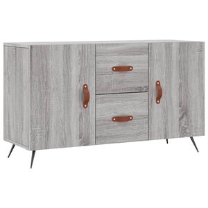 vidaXL Komoda, szary dąb sonoma, 100x36x60 cm, materiał drewnopochodny