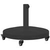 vidaXL Podstawa do parasola Czarny 48 x 48 x 32 cm