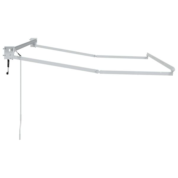 vidaXL Elektryczna rama markizy składanej Biały 2,5 x 2 m Aluminium