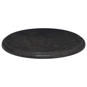 vidaXL Blat do stołu, czarny, &Oslash;40 x 2,5 cm, marmur