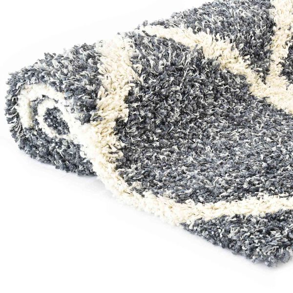 vidaXL Dywan Niebieski 140 x 200 cm Polietylen