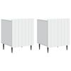 vidaXL Szafka Nocna 2 pcs Biały 43 x 34,5 x 52 cm Drewno inżynieryjne