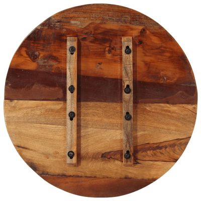 vidaXL Okrągły blat stołu, 60 cm, 25-27 mm, lite drewno z odzysku