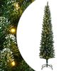 vidaXL Sztuczna, smukła choinka, 300 LED, 210 cm