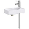 vidaXL Umywalka do łazienki chromowany 40,5 x 22,5 x 11,5 cm Metal