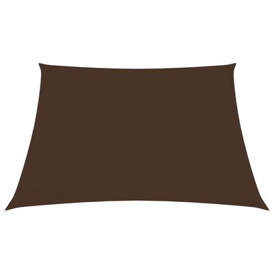 vidaXL Kwadratowy żagiel ogrodowy, tkanina Oxford, 3x3 m, brązowy