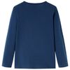 Koszulka dziecięca z długimi rękawami, granatowa, 116