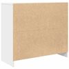 vidaXL Komoda Biała 85x34x76 cm Drewno klejone