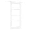 vidaXL Drzwi przesuwne ORKDAL Biały 93 x 211 cm