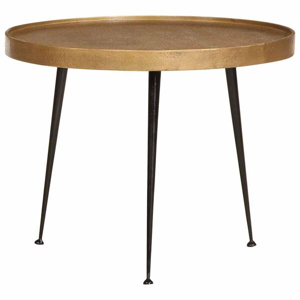 vidaXL Stolik kawowy 2 szt. Złoty drewno konstrukcyjne