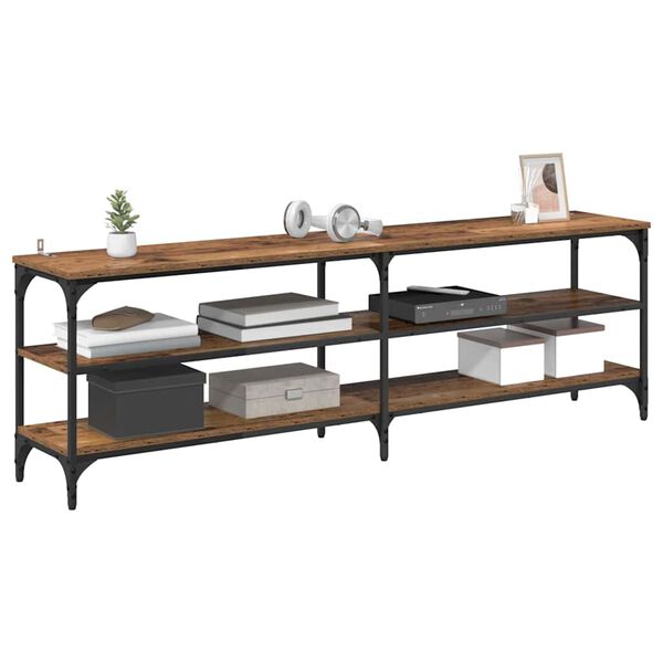 vidaXL Szafka pod telewizor Stare drewno 160 x 30 x 50 cm