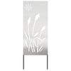 vidaXL Ekran zapewniający prywatność w ogrodzie Srebrny 50 x 140 cm
