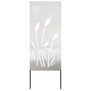 vidaXL Ekran zapewniający prywatność w ogrodzie Srebrny 50 x 140 cm