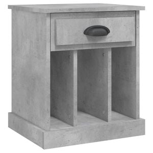 vidaXL Szafka nocna, szarość betonu, 43x36x50 cm