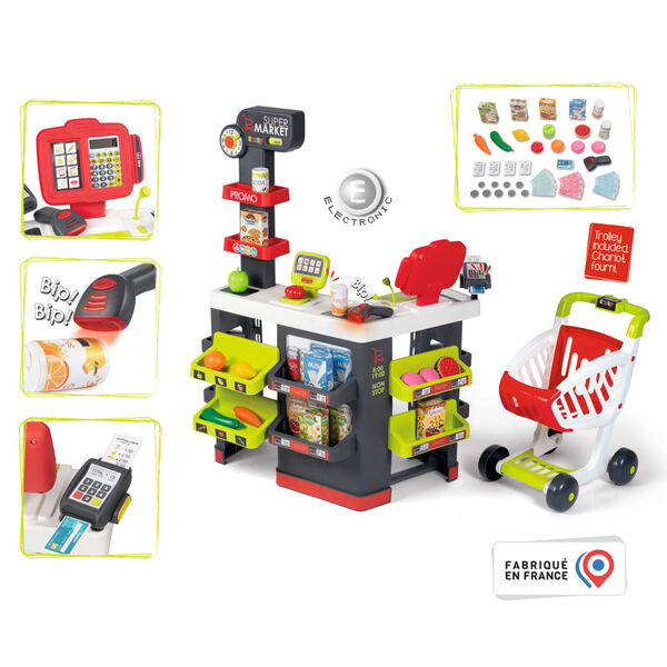 Smoby Zabawkowy supermarket, 60x60x89 cm