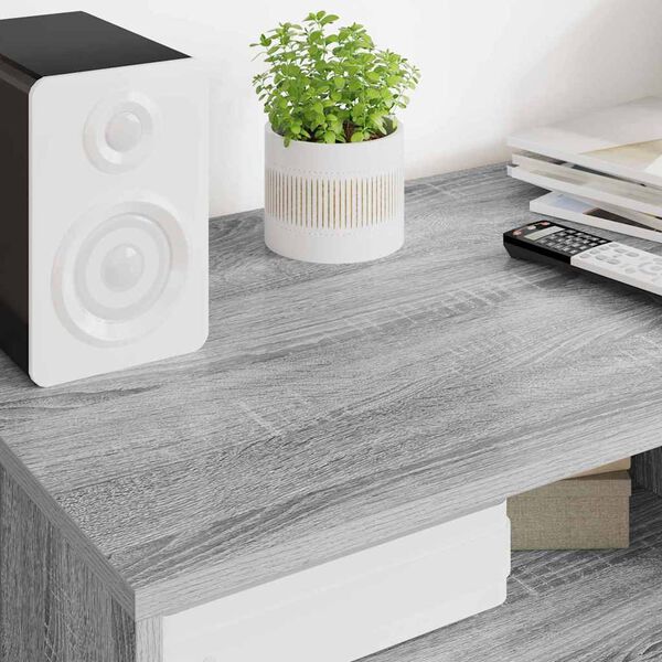 vidaXL Szafka pod telewizor z szufladą Szary Sonoma 100 x 48 x 43 cm