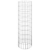 vidaXL Okrągły słup gabionowy, galwanizowana stal, &Oslash;30x100 cm