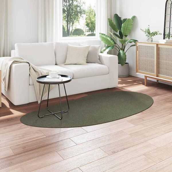 vidaXL Dywany pokojowe HUARTE Leśnozielony 100 x 200 cm Poliester