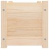 vidaXL Donica ogrodowa, 60x31x31 cm, lite drewno sosnowe