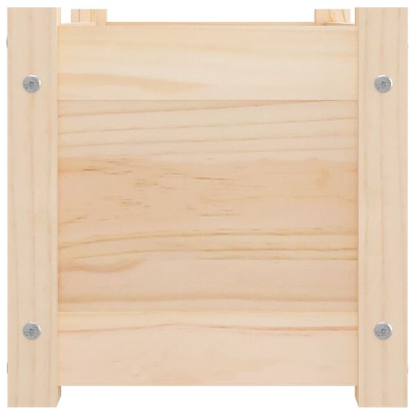 vidaXL Donica ogrodowa, 60x31x31 cm, lite drewno sosnowe
