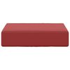 vidaXL Poduszka siedzeniowa na zewnątrz czerwone wino 40 x 40 x 8 cm