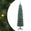 vidaXL Sztuczna choinka z podstawą Zielony 180 cm PVC, stal i plastik
