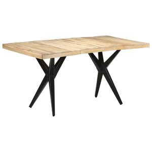 vidaXL St&oacute;ł jadalniany, 160 x 80 x 76 cm, surowe drewno mango