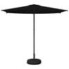 vidaXL Parasol ogrodowy z podstawą 270 x 270 cm Poliester Prostokątny