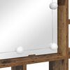 vidaXL Szafka z lustrem z półką Stare drewno 91 x 15 x 76,5 cm