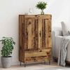 vidaXL Highboard z szufladą Stare drewno 69,5 x 31 x 115 cm