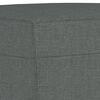 vidaXL 3-częściowy komplet wypoczynkowy, obity tkaniną, ciemnoszary