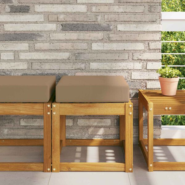 vidaXL Poduszka siedzeniowa na zewnątrz Ciemnoszary 40 x 40 x 8 cm