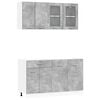 vidaXL Jednostka kuchenna Lyon 4 pcs Betonowy szary