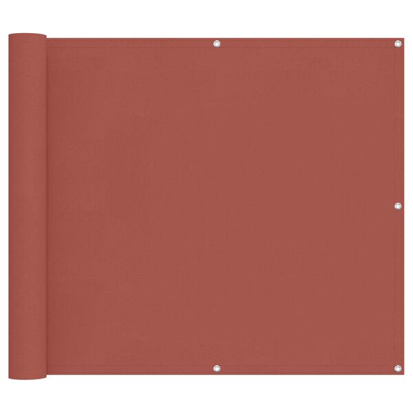 vidaXL Ekran balkonowy Aluminium Oxford powlekany PU