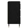 vidaXL Bufet Czarny dąb 35 x 40 x 70 cm Materiał drewnopochodny