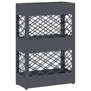 vidaXL Stojak na Parasol Deszczowy antracytowy 28 x 12 x 41 cm Stal