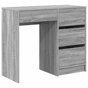 vidaXL Biurko Szary Sonoma Drewno inżynieryjne 90 x 37.5 x 75 cm