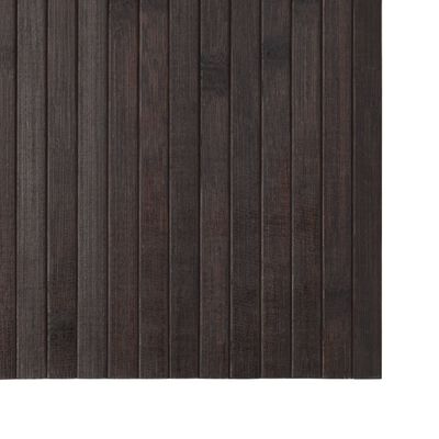 vidaXL Dywan prostokątny, ciemnobrązowy, 60x300 cm, bambusowy