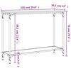 vidaXL Stolik konsolowy, dąb sonoma, 101x30,5x75 cm