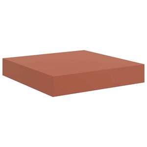 vidaXL P&oacute;łka ścienna Do montażu na ścianie Czerwony 23 x 23,5 x 3,8 cm